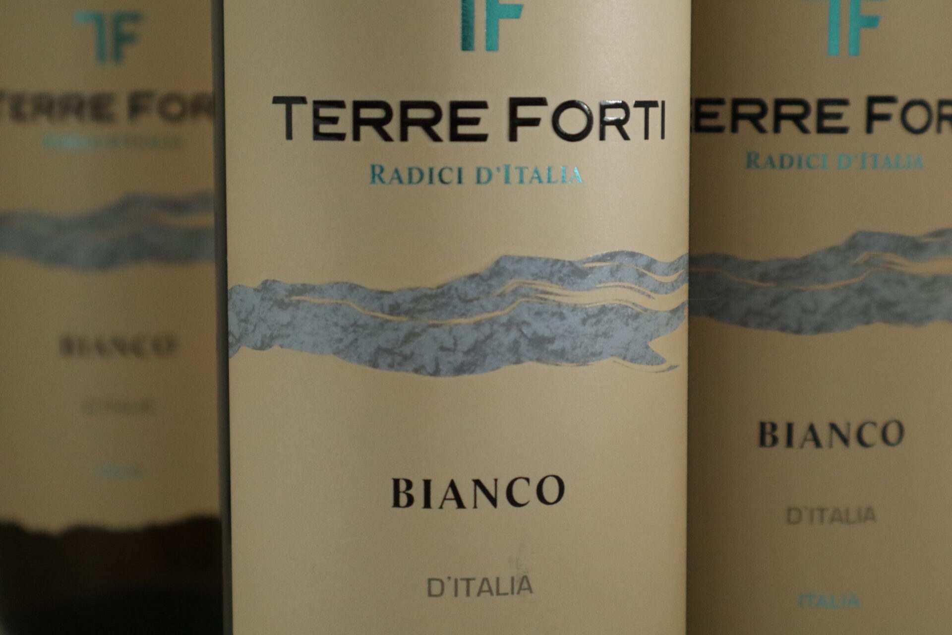 Champagne en wijnen de blender Terre Forti Bianco d'Italië