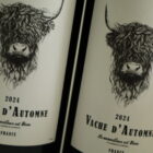 Champagne en wijnen de blender Vache d'Automme Grenache-Syrah-Mourvedre