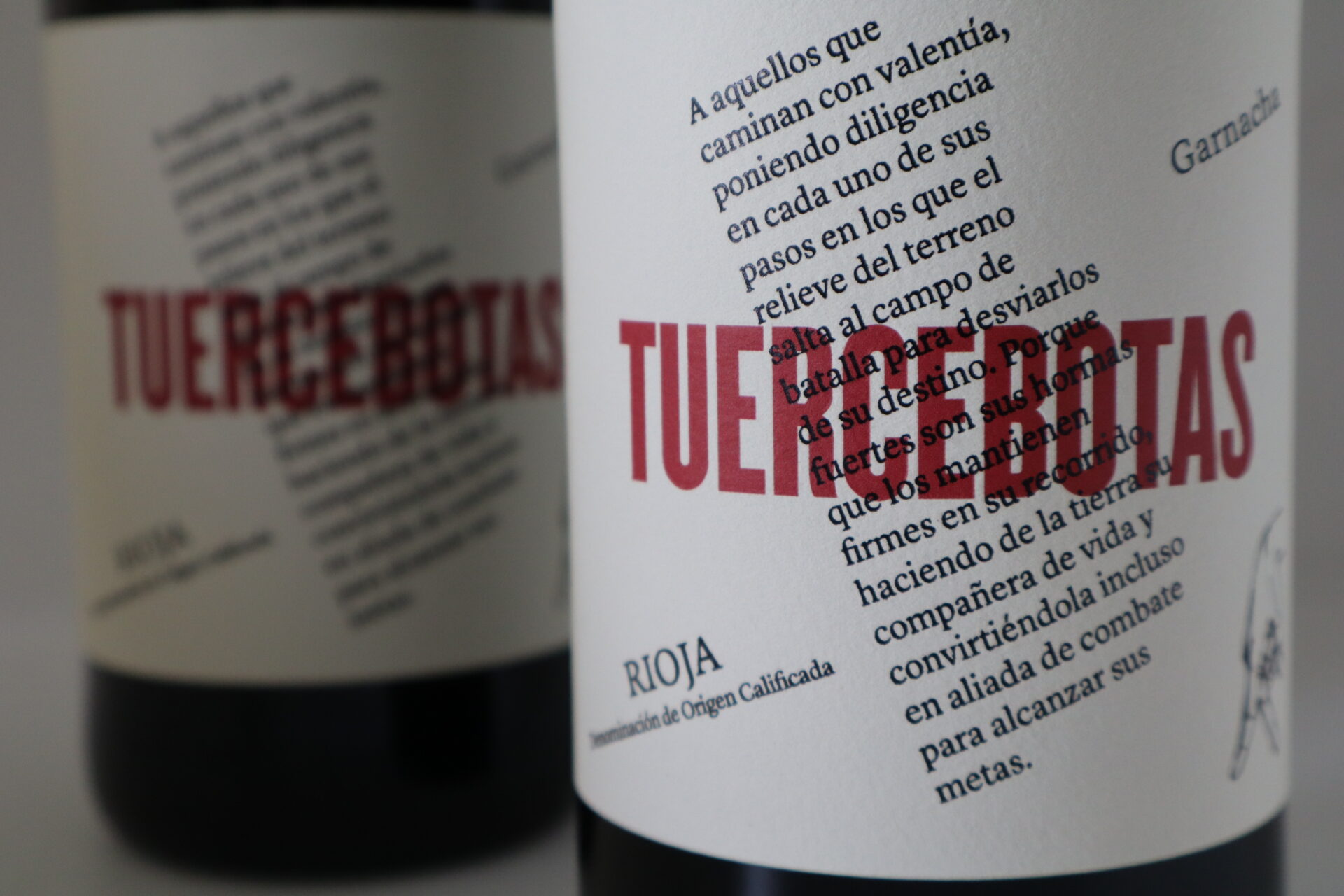 champagne en wijnen de blender Tuercebotas Rioja Garnacha