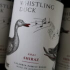 champagne en wijnen de blender Whistling Duck Shiraz