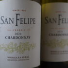 Champagne en wijnen de blender San Felipe Classic Chardonnay
