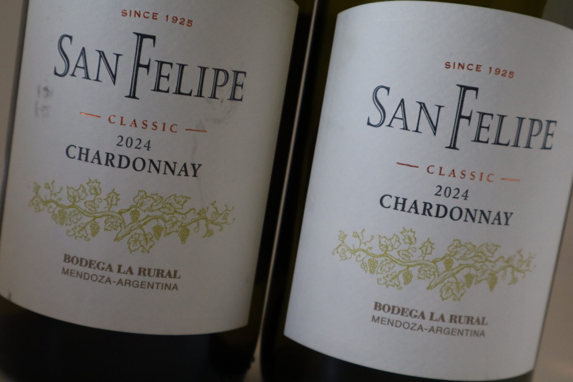 Champagne en wijnen de blender San Felipe Classic Chardonnay