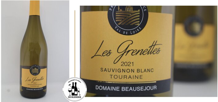 champagne en wijnen de blender Les Grenettes Sauvignon Blanc Touraine