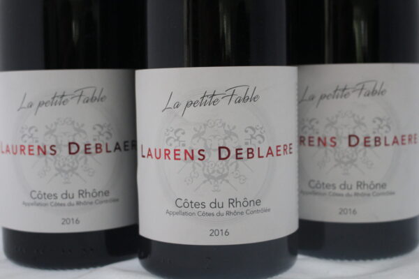 champagne-wijnen de blender Laurens Deblaere Côtes du Rhône La Petite Fable Rouge
