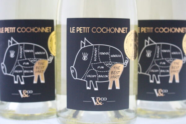 champagne-wijnen de blender le petit cochonnet the best part blanc