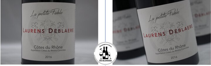 champagne en wijnen de blender Laurens Deblaere La petite Fable Côtes du Rhône