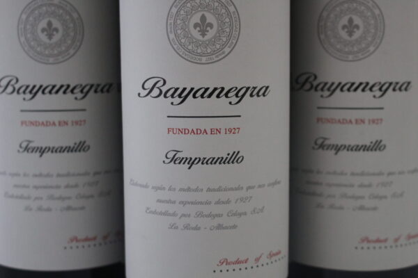 champagne-wijnen de blender Bayanegra Tempranillo
