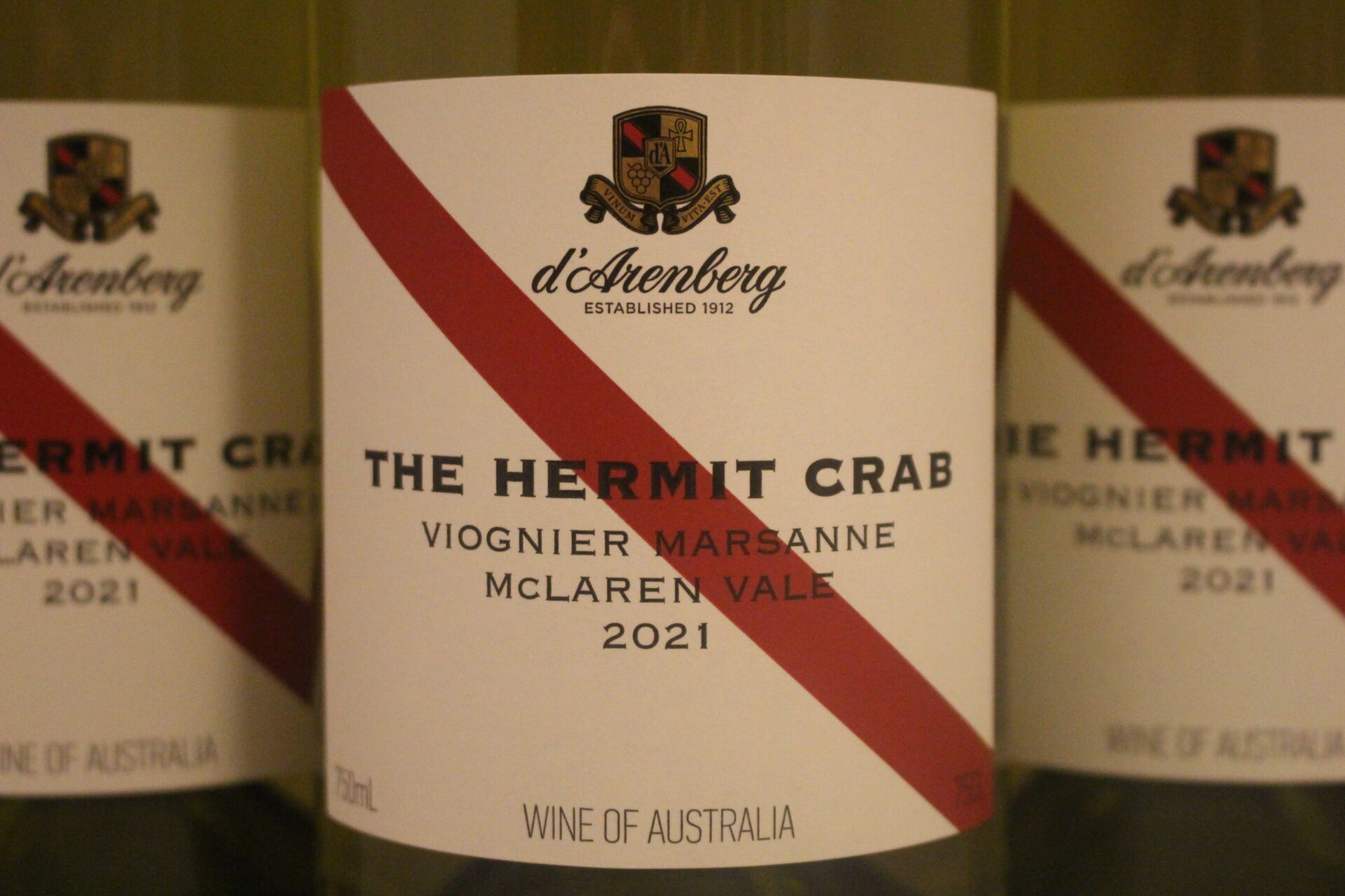 champagne-wijnen de blender d'Arenberg The Hermit Crab Viognier-Marsanne