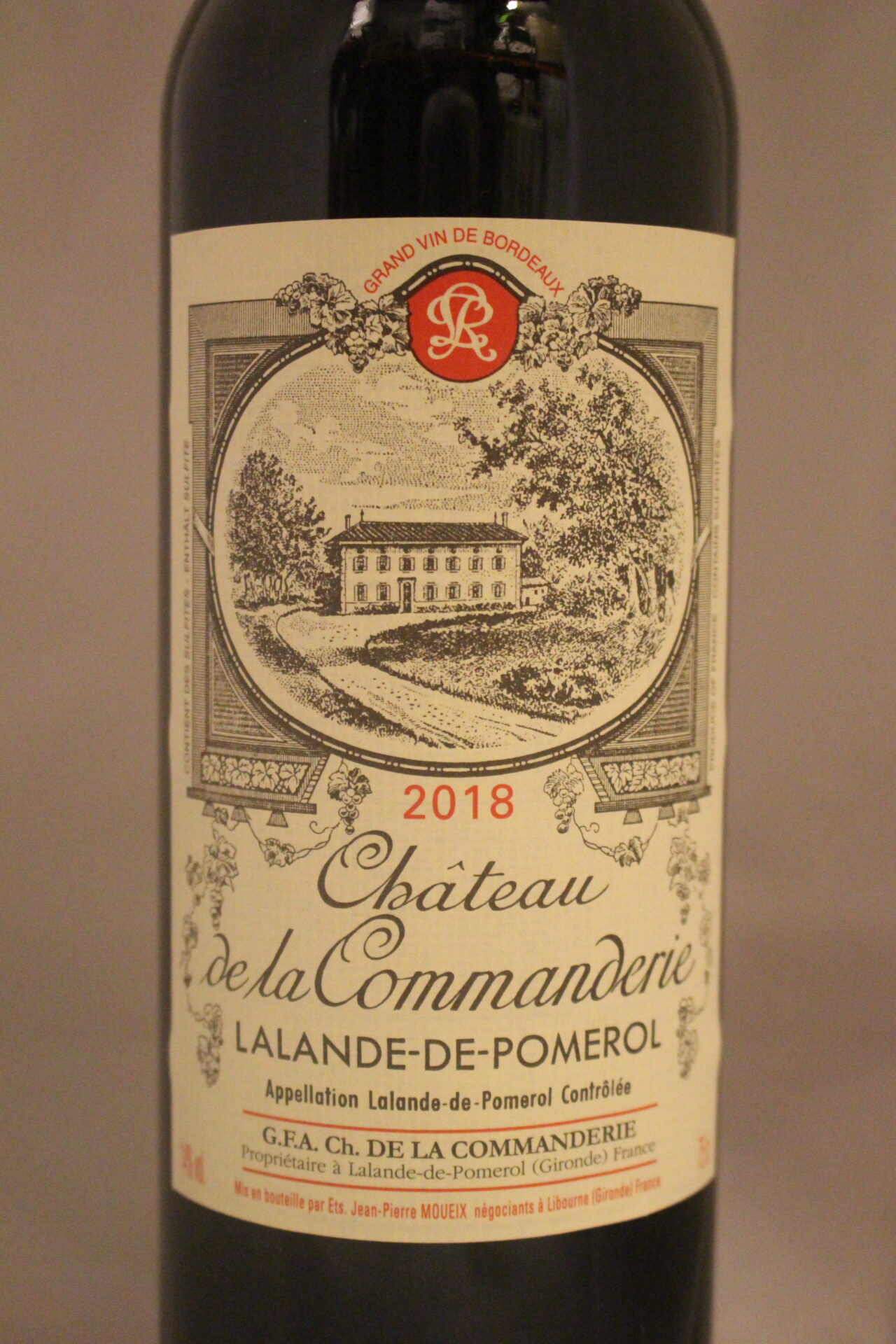 champagne-wijnen de blender Chateau de la Commanderie Lalande de Pomerol
