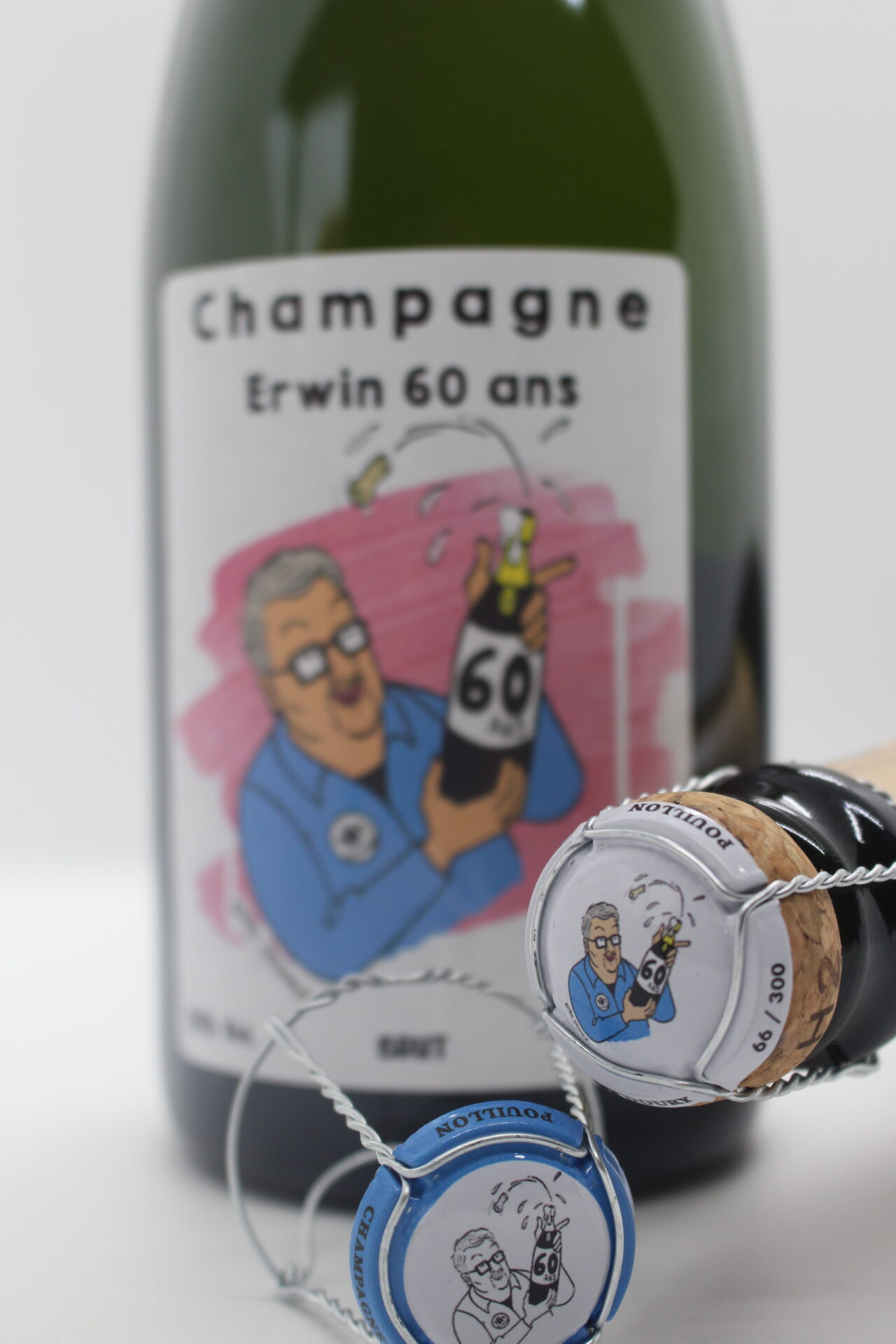 champagne en wijnen de blender erwin 60 ans