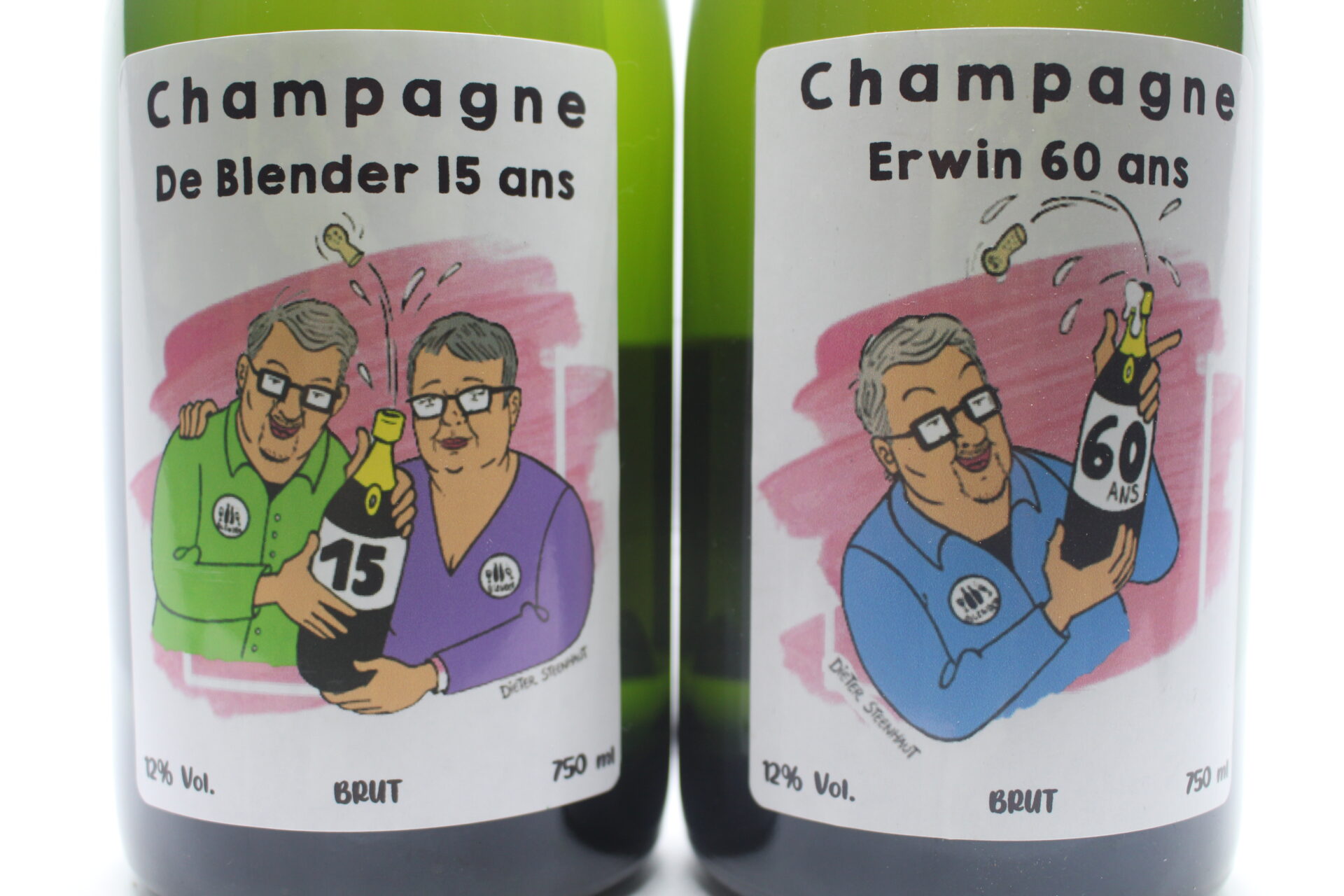 champagne en wijnen de blender 60 jaar Erwin