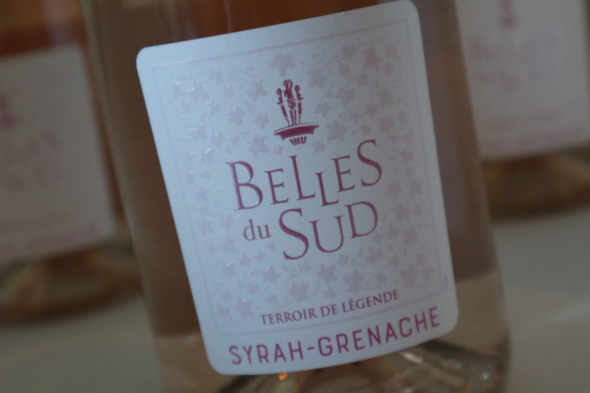 champagne en wijnen de blender Belles du Sud Syrah Grenache rosé
