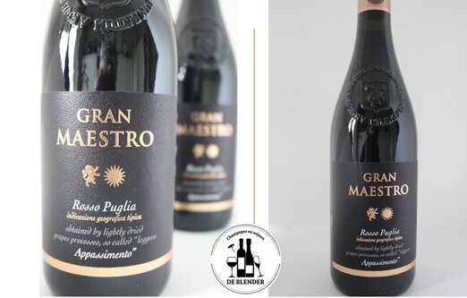 Champagne en wijnen de blender Gran Maestro Appassimento Rosso Puglia